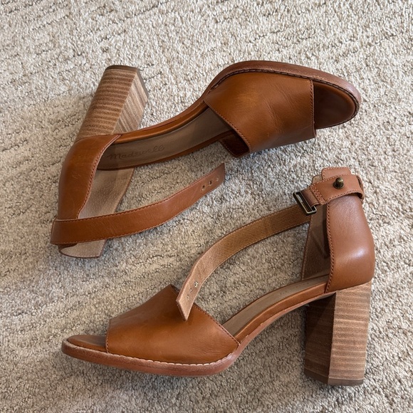 Madewell Paulette Sandal in English Saddle size 8 - Picture 7 of 9